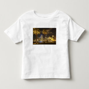 T-shirt Pour Les Tous Petits Palmiers et CBD à la nuit, Sydney, Nouvelle-Écos