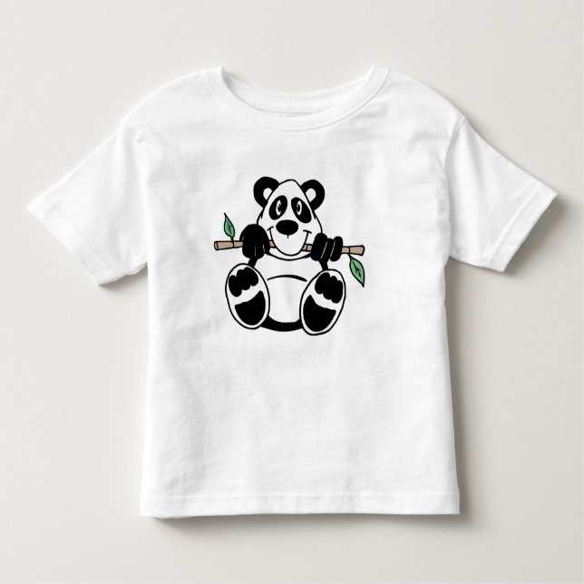 T-shirt Pour Les Tous Petits Panda (Devant)