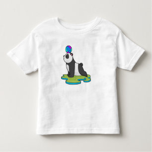 T-shirt Pour Les Tous Petits Panda at yoga