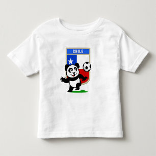T-shirt Pour Les Tous Petits Panda du football du Chili