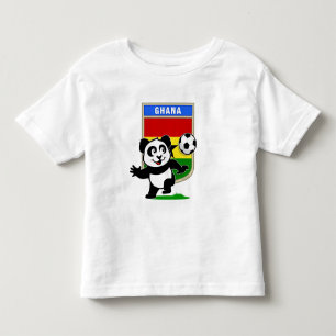 T-shirt Pour Les Tous Petits Panda du football du Ghana