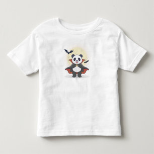 T-shirt Pour Les Tous Petits Panda Magicien Fantaisiste avec Chapeau Magique