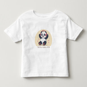 T-shirt Pour Les Tous Petits Panda Musique Mignon