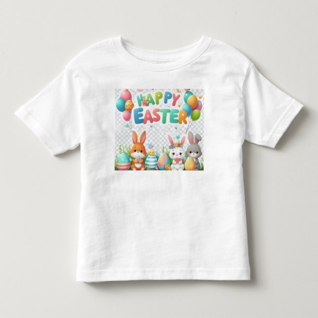 T-shirt Pour Les Tous Petits Panier de Pâques (Devant)