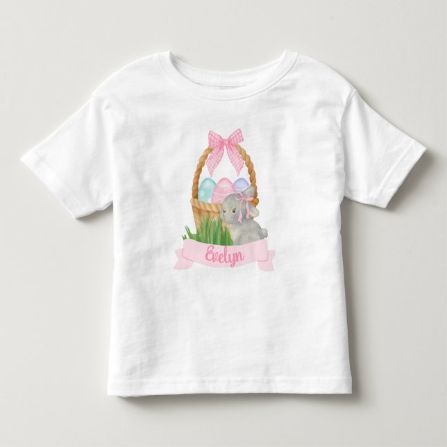 T-shirt Pour Les Tous Petits Panier de Pâques (Devant)