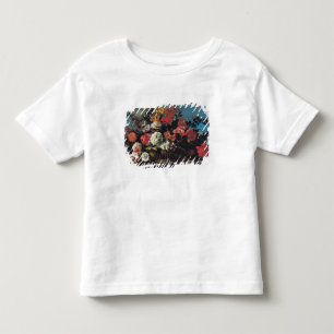 T-shirt Pour Les Tous Petits Panier en osier des fleurs