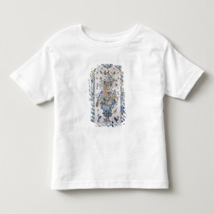 T-shirt Pour Les Tous Petits Panneau de tuile de Delft de la salle de bains
