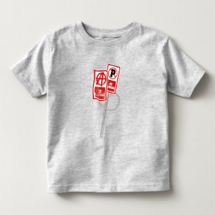 T-shirt Pour Les Tous Petits Panneau d'interdiction de stationnement anarchique