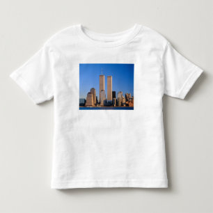 T-shirt Pour Les Tous Petits Panorama de Manhattan et fleuve Hudson, New York,