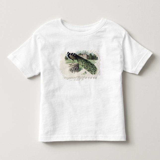 T-shirt Pour Les Tous Petits Paon (Devant)