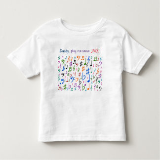 T-shirt Pour Les Tous Petits Papa, joue-moi un peu de JAZZ !