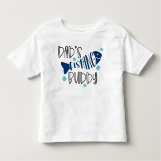 T-shirt Pour Les Tous Petits Papa's Fishing Buddy