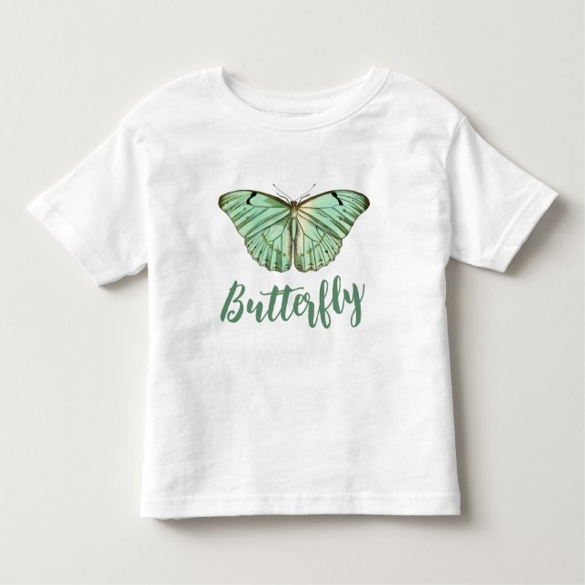 T-shirt Pour Les Tous Petits Papillon (Devant)