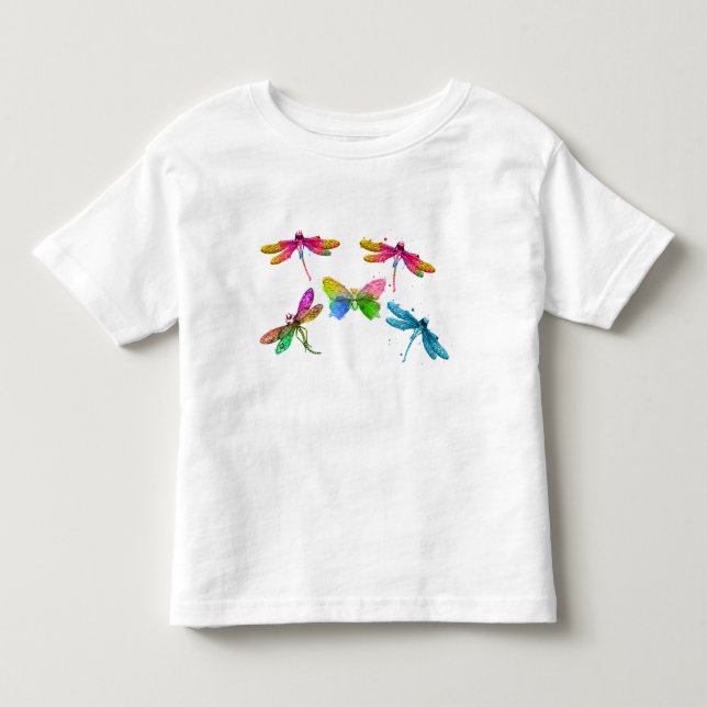 T-shirt Pour Les Tous Petits Papillon (Devant)