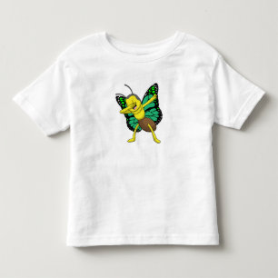 T-shirt Pour Les Tous Petits Papillon à l'Hip hop Dance Dab