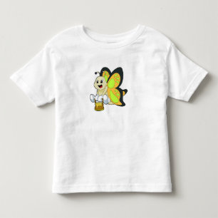 T-shirt Pour Les Tous Petits Papillon au miel