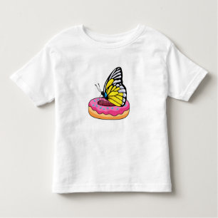 T-shirt Pour Les Tous Petits Papillon avec Donut