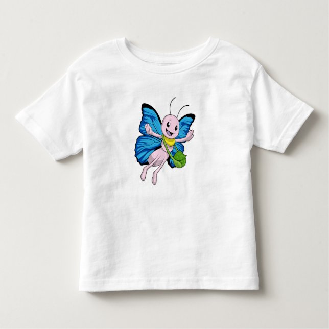 T-shirt Pour Les Tous Petits Papillon avec sac à main (Devant)