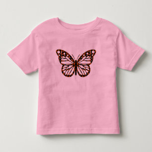 T-shirt Pour Les Tous Petits Papillon Monarch Design - Toddler Fine Jersey T-S