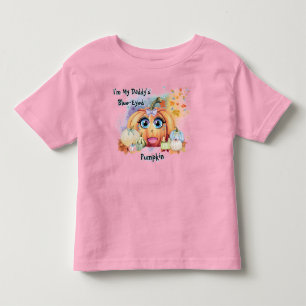 T-shirt Pour Les Tous Petits Papillons de chute Citrouille de papa rose Nebula 