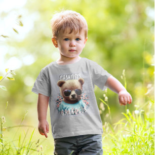 T-shirt Pour Les Tous Petits Papy robuste petit-fils