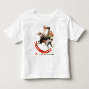 T-shirt Pour Les Tous Petits Papy sur le cheval de basculage