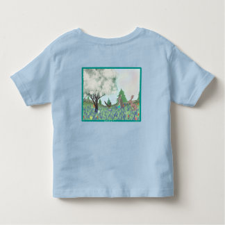 T-shirt Pour Les Tous Petits Pâques au Texas - Bleu