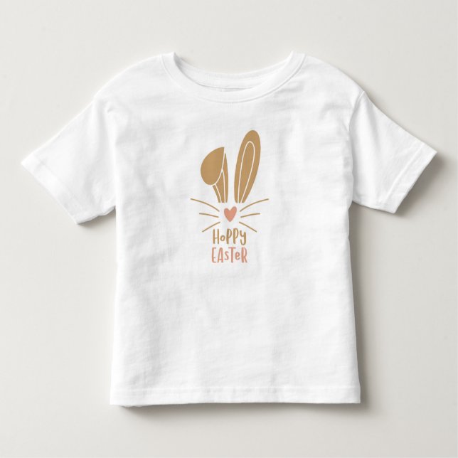 T-shirt Pour Les Tous Petits Pâques chanceux (Devant)