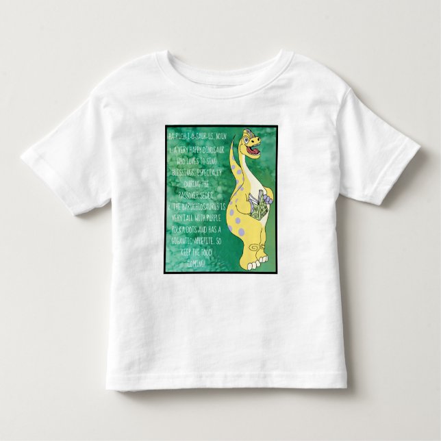 T-shirt Pour Les Tous Petits Pâques - Toddler Définir Baruchiosaurus (Devant)