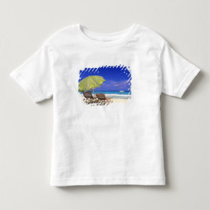T-shirt Pour Les Tous Petits Parapluie de plage, Abaco, Bahamas