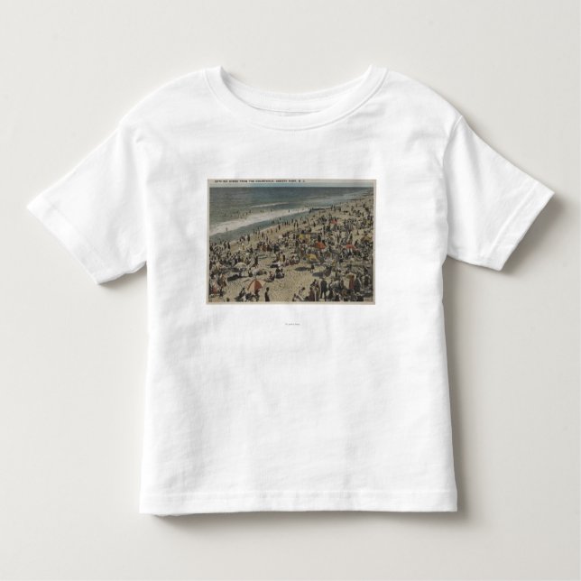 T-shirt Pour Les Tous Petits Parc d'Asbury, NJ - baigner la scène de la (Devant)