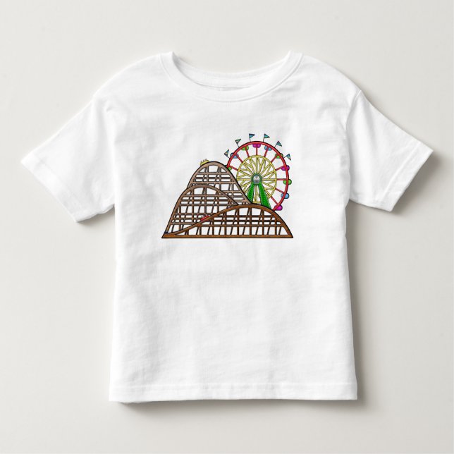 T-shirt Pour Les Tous Petits Parc d'attractions (Devant)
