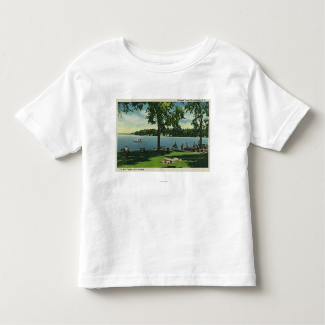 T-shirt Pour Les Tous Petits Parc de Shotwell un jour ensoleillé (Devant)