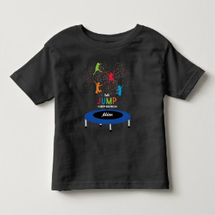 T-shirt Pour Les Tous Petits Parc de trampoline coloré Sauter Fête d'anniversai