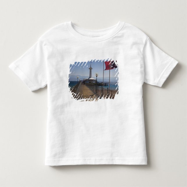 T-shirt Pour Les Tous Petits Parc marin sous-marin, tour d'observation (Devant)