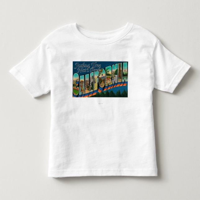 T-shirt Pour Les Tous Petits Parc national d'arbre de Joshua, CA - grandes (Devant)