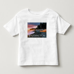 T-shirt Pour Les Tous Petits Parc national olympique   État de Washington