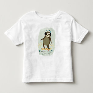 T-shirt Pour Les Tous Petits Paresse de hippie   Rollin avec mes confitures