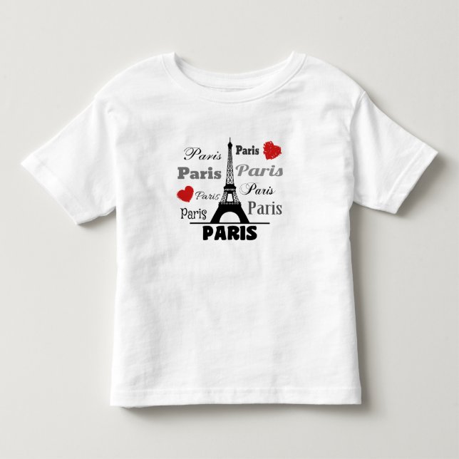 T-shirt Pour Les Tous Petits Paris (Devant)
