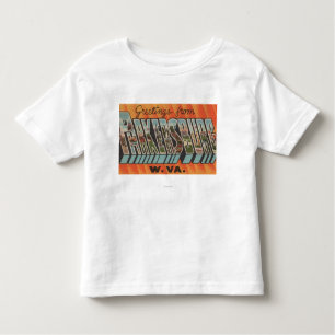 T-shirt Pour Les Tous Petits Parkersburg, la Virginie Occidentale - grandes