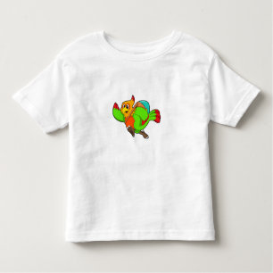 T-shirt Pour Les Tous Petits Parrot as Hiker