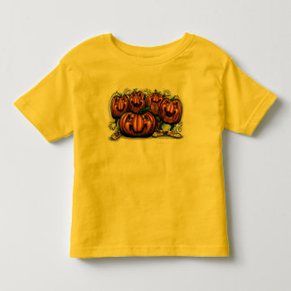 T-shirt Pour Les Tous Petits Parti citrouille