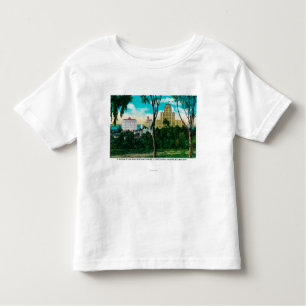 T-shirt Pour Les Tous Petits Partie de l'horizon de San Diego montrant l'EL