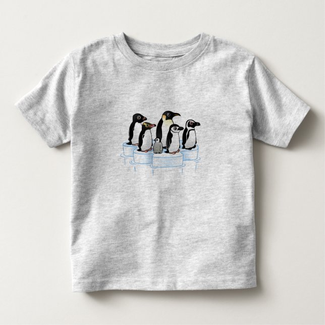 T-shirt Pour Les Tous Petits Partie de pingouin (Devant)