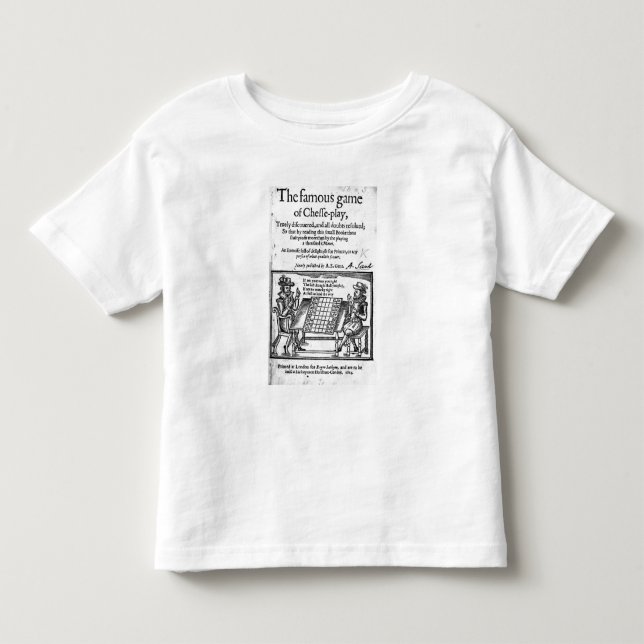 T-shirt Pour Les Tous Petits Partie d'échecs célèbre, 1614 (Devant)