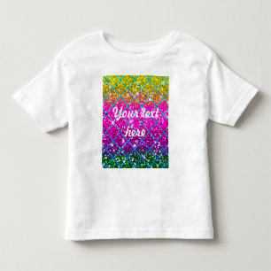 T-shirt Pour Les Tous Petits Parties scintillant pourpre Snakeskin