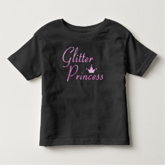 T-shirt Pour Les Tous Petits Parties scintillant rose princesse couronne Partie
