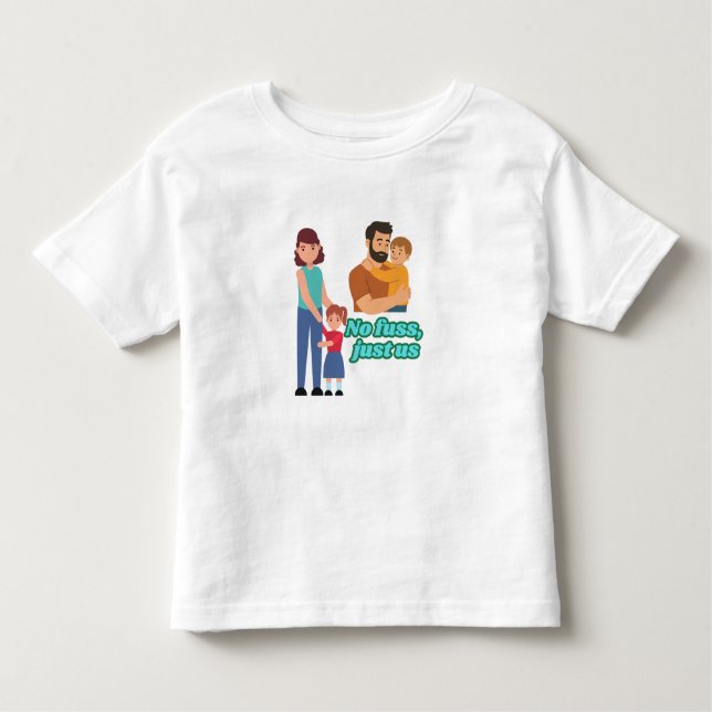 T-shirt Pour Les Tous Petits Pas de chichi (Devant)