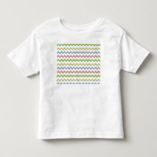 T-shirt Pour Les Tous Petits Pastel Chevron-Drop Shadow par Shirley Taylor