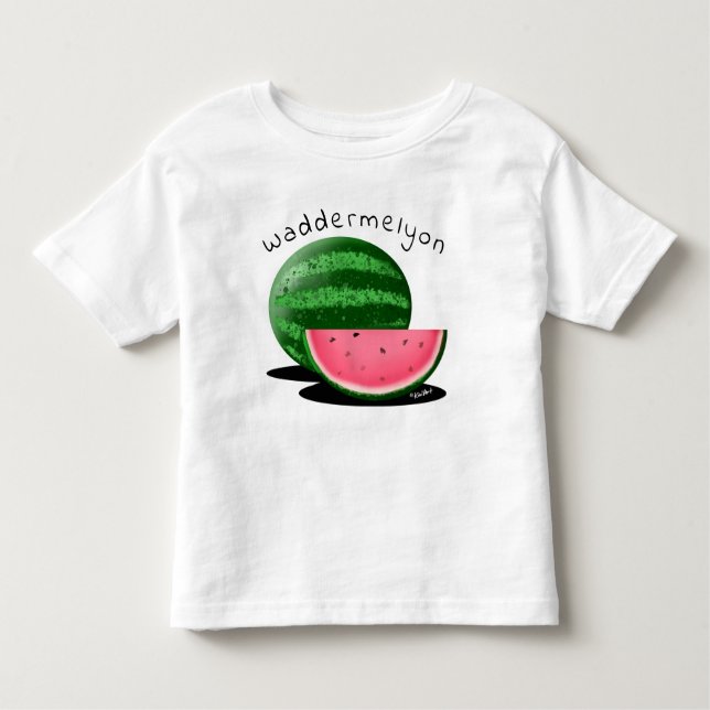 T-shirt Pour Les Tous Petits Pastèque de KiniArt (Devant)